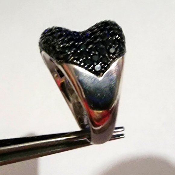 925 Sterling Silver Black Onyx Ring - Picture 5 of 10